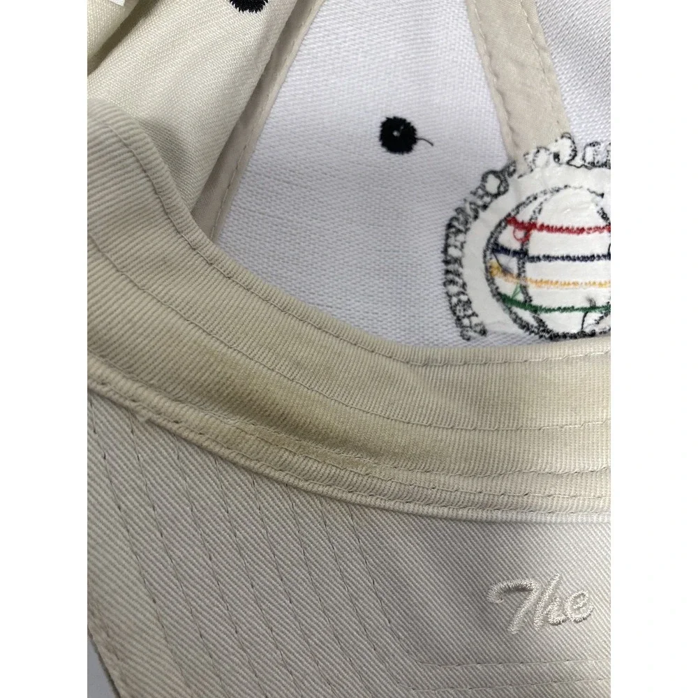 Bridgestone Invitational Golf Hat Cap Adult Off White Firestone CC STAINs‎